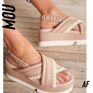 Mou Pink Platform Shoes